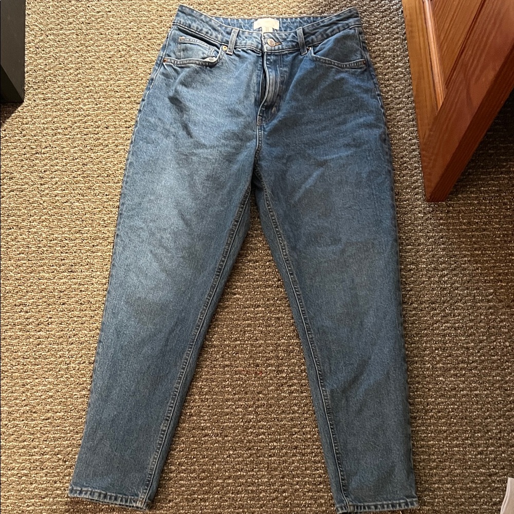 H&M Women's Straight Leg Blue Jeans